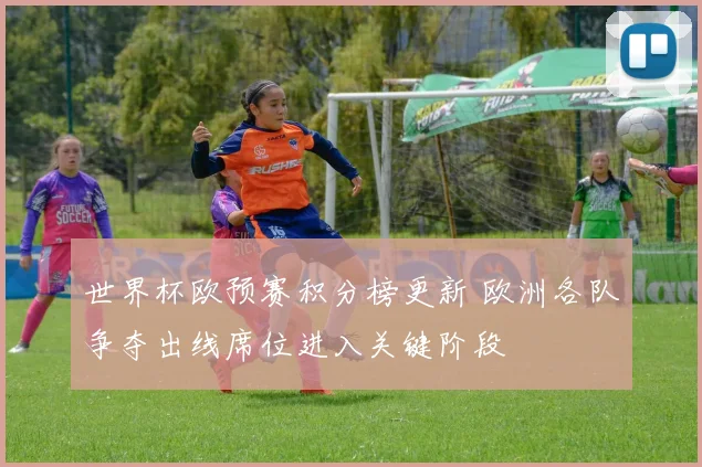 世界杯欧预赛积分榜更新 欧洲各队争夺出线席位进入关键阶段